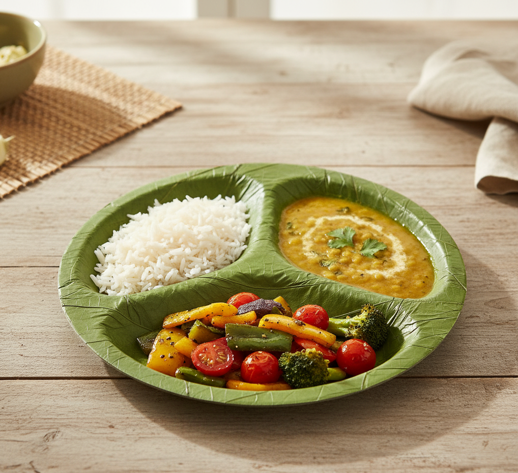 12 Inch Sal Leaf 4CP Plate - Image 3