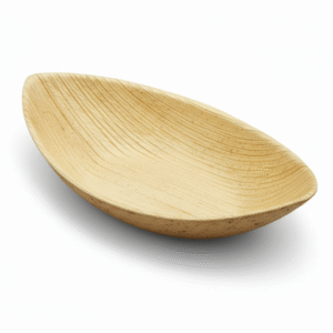 Areca Palm Leaf Boat Shape Dip Bowl
