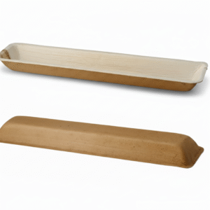16x3.5 Inch Areca Palm Leaf Long Tray