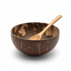 Full Polish Coconut Shell Bowl